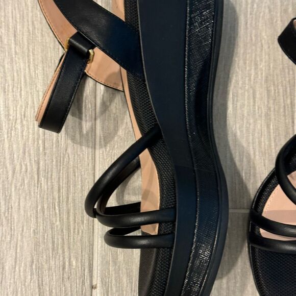 Cole Haan Women's Black Strappy Sandals - Picture 5 of 8
